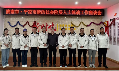 平凉新阶层人士陇南座谈会